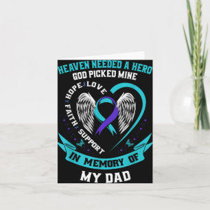Heaven Needed A Hero God Cked My Dad Suicide Awa Card