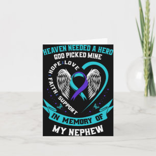 Heaven Needed A Hero God Cked My Nephew Suicide Card