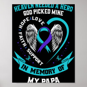 Heaven Needed A Hero God Cked My Papa Suicide Aw  Poster
