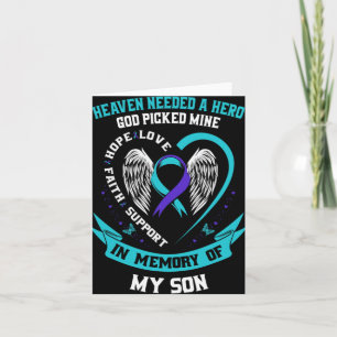 Heaven Needed A Hero God Cked My Son Suicide Awa  Card