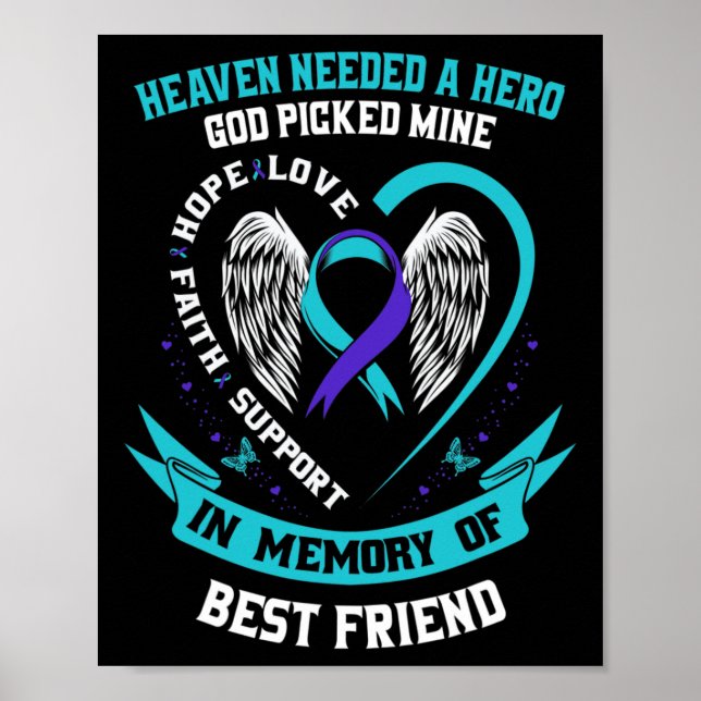 Heaven Needed a Hero God Picked My Best Friend Sui Poster (Front)