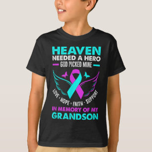 Heaven Needed Hero God Pick Mine Grandson Suicide  T-Shirt