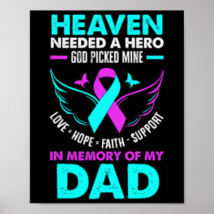Heaven Needed Hero God Picked Mine Dad Suicide Pre Poster