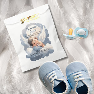 Heaven Sent Angel Baby In Clouds Baby Shower Favour Bags