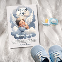 Heaven Sent Angel Baby In Clouds Baby Shower