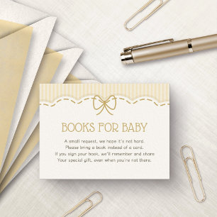Heaven Sent Angel Books for Baby Enclosure Card