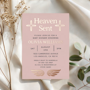 Heaven Sent Angel Religious Christian Girl Pink