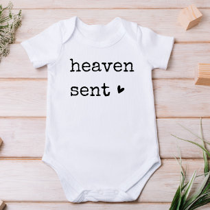 Heaven Sent Baby Baptism Christian Baby Baby Bodysuit