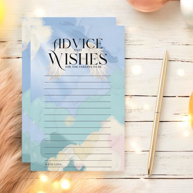 Heaven Sent Baby Shower Advice and Wishes        (Creator Uploaded)