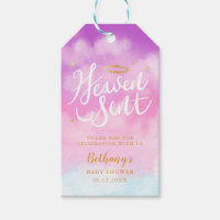 Heaven Sent Baby Shower Favour Pink