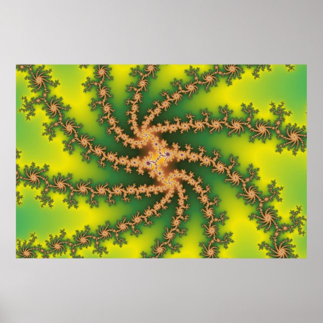 Heaven Twist - Fractal Poster (Front)