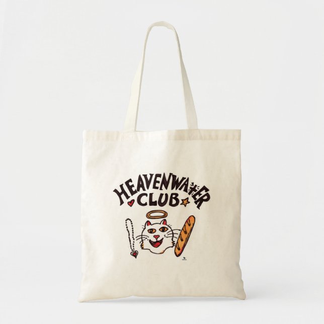 Heaven Water Club Pop Culture Humour Spoof Tote Bag (Front)