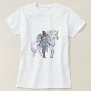 Heavenly Angel And Unicorn T-Shirt