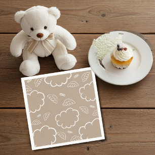 Heavenly Angel Halo Cloud BEIGE Napkins