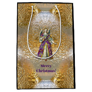 Heavenly Angel of Light Holiday Medium Gift Bag