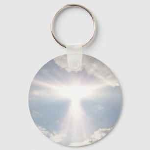 Heavenly angelic sky key ring