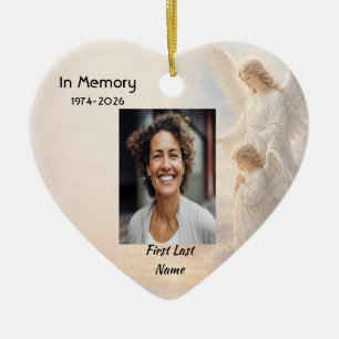 Heavenly Angels Memorial Prayer Keepsake Ceramic Tree Decoration