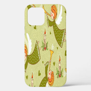 Heavenly Angels: Vintage Childish Pattern iPhone 12 Case