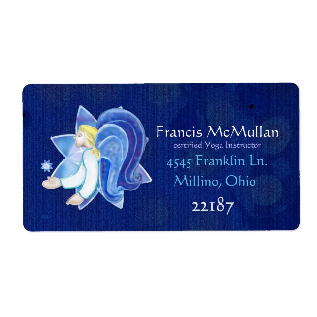 Heavenly Beings Angel Folk Art LARGE BUSINESS (Front)