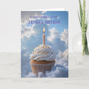 Heavenly Birthday for Beloved Father Card