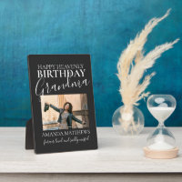 Heavenly Birthday Grandma | Photo Memorial