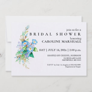 Heavenly Blues Invitation