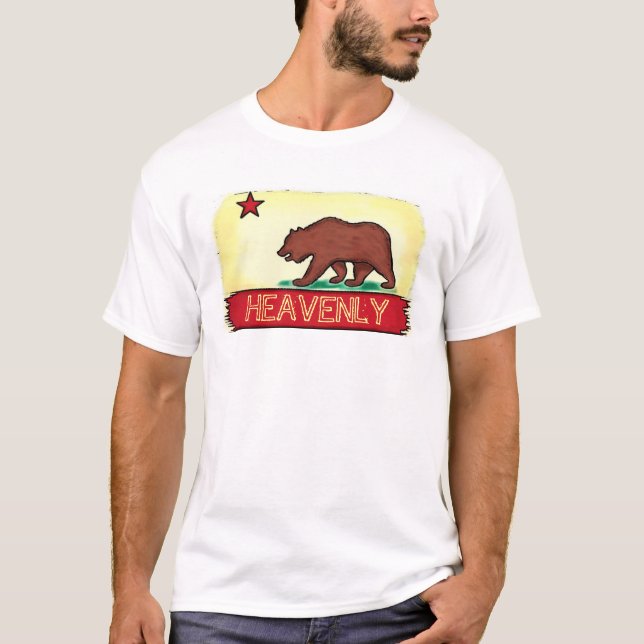Heavenly California guys state flag tee (Front)