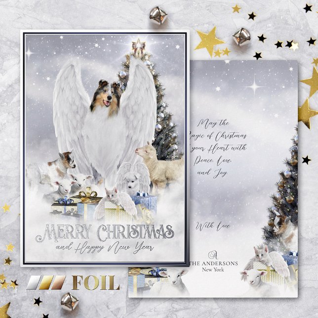 Heavenly Christmas Eve, Blue Merle Collie Angel - (Creator Uploaded)