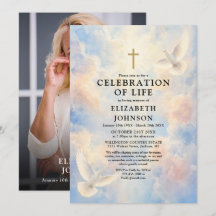 Heavenly Dove Chrisitian Celebration of Life Photo