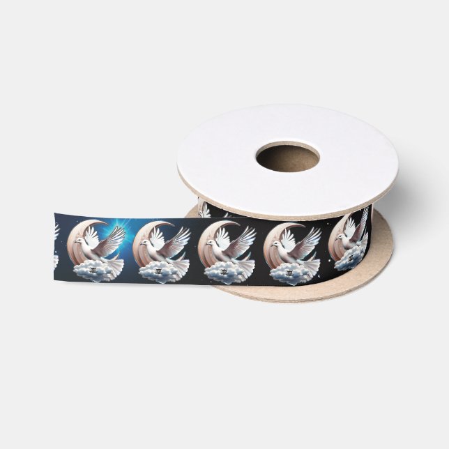 Heavenly Dove Satin Ribbon (Spool)