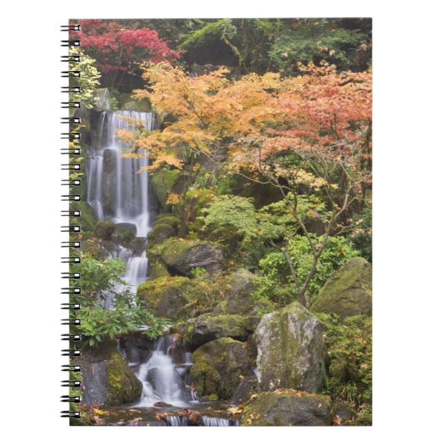 Heavenly Falls and autumn colours Notebook (Front)