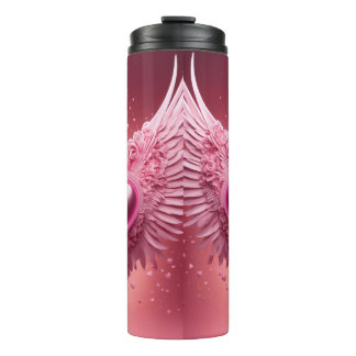 Heavenly Harmony: Pink Serenity Thermal Tumble Thermal Tumbler