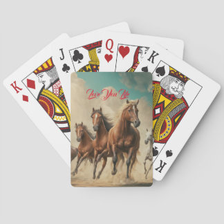 Heavenly Horses Playing Cards