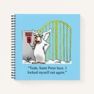 Heavenly Humour Spiral Notebook
