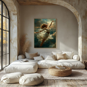 Heavenly Leap of a Melancholy Dream Canvas Print