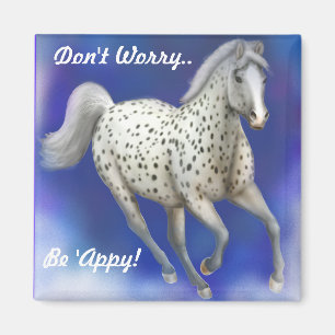 Heavenly Leopard Appaloosa Customisable Magnet