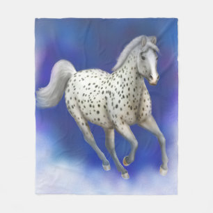 Heavenly Leopard Appaloosa Fleece Blanket