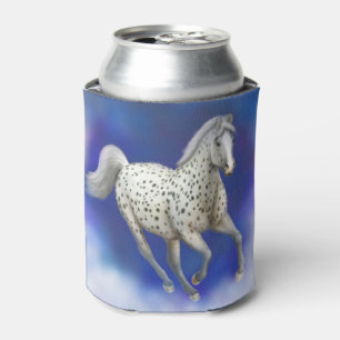 Heavenly Leopard Appaloosa Horse Can Cooler