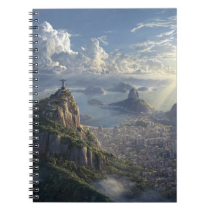 Heavenly Light Over Rio Notebook