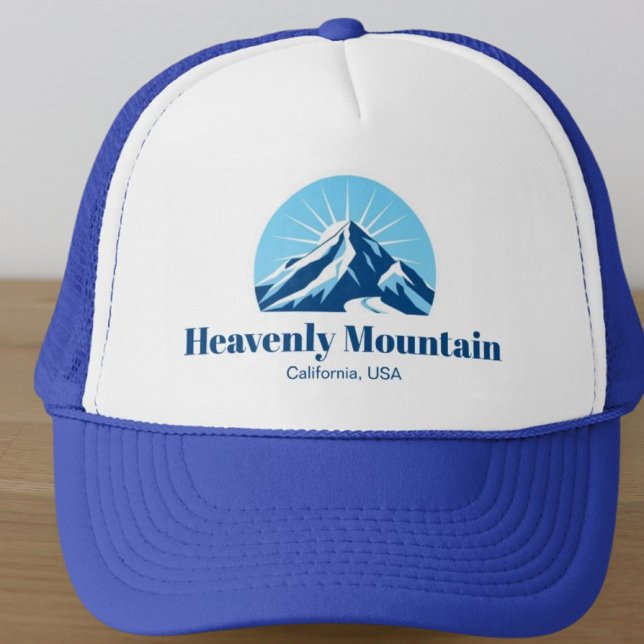 Heavenly Mountain California ski resort clothing  Trucker Hat (Creator Uploaded)