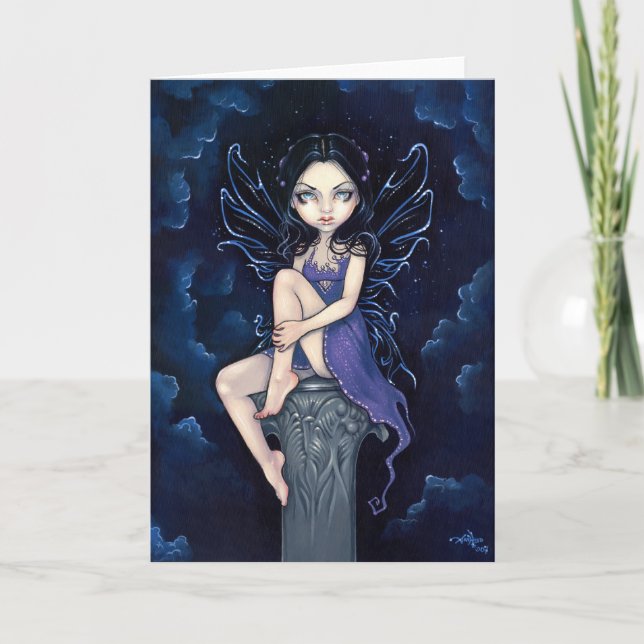 "Heavenly Nightshade" Greeting Card (Front)