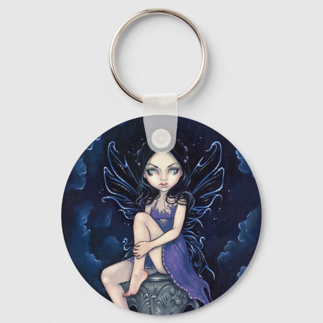 "Heavenly Nightshade" Keychain (Front)
