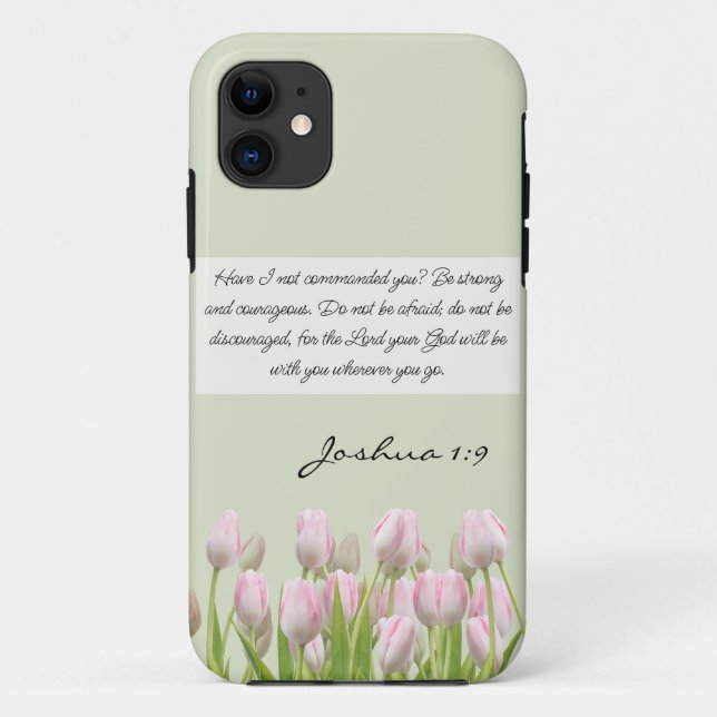 Heavenly Pastels Scripture Shield Case (Back)