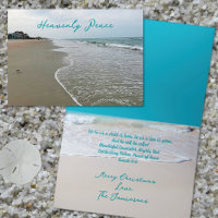Heavenly Peace Beach Scene Scripture