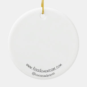 Heavenly Peace Ceramic Ornament
