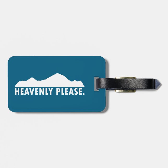 Heavenly Please Luggage Tag (Back Horizontal)