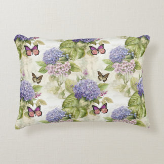 Heavenly Purple Hydrangea Harmony   Decorative Cushion