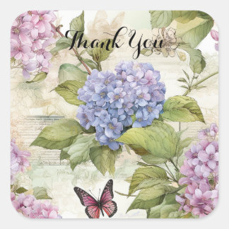 Heavenly Purple Hydrangea Harmony Sticker
