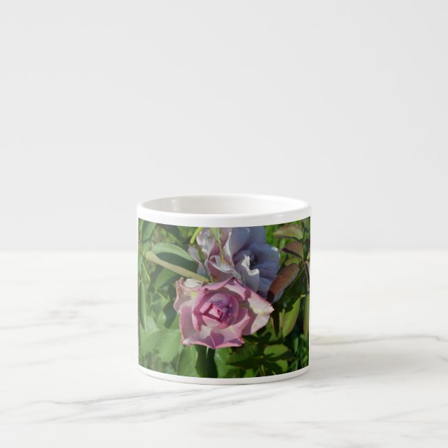 Heavenly Rose Abstract Espresso Cup (Front)