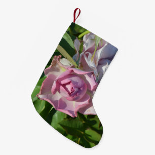 Heavenly Rose Abstract Small Christmas Stocking